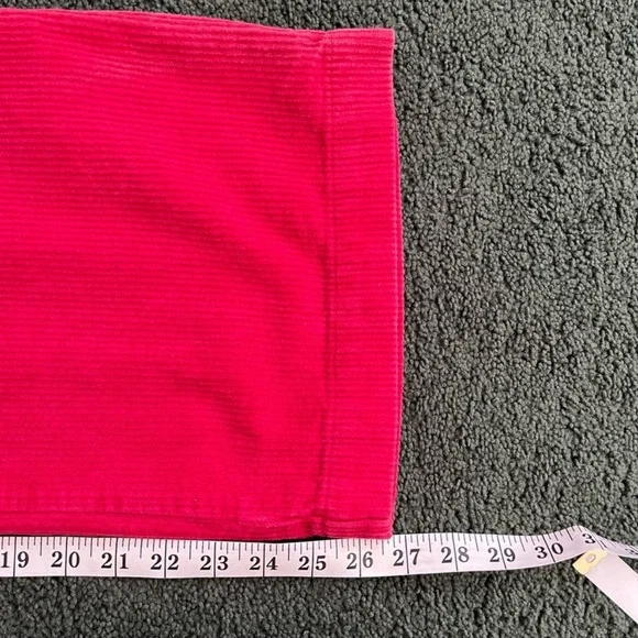 Rolla’s Corduroy Sailor Wide Leg Cropped Jeans Pants bright red Size Small - Picture 10 of 12